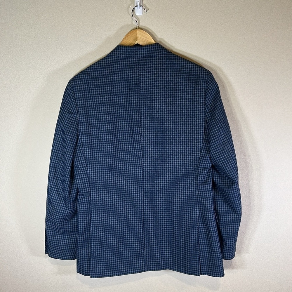 Nautica Men’s Blue Plaid Blazer Sport Jacket 38R Casual Preppy Formal Business - Picture 3 of 8